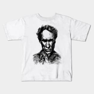 Clint Eeastwood Dirty harry illustration Kids T-Shirt